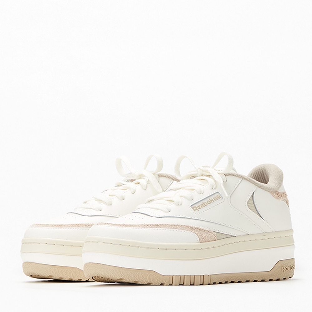 New w/ Tag Reebok Women's Beige Vital Neutral Club C Extra Sneakers - Size 8.5